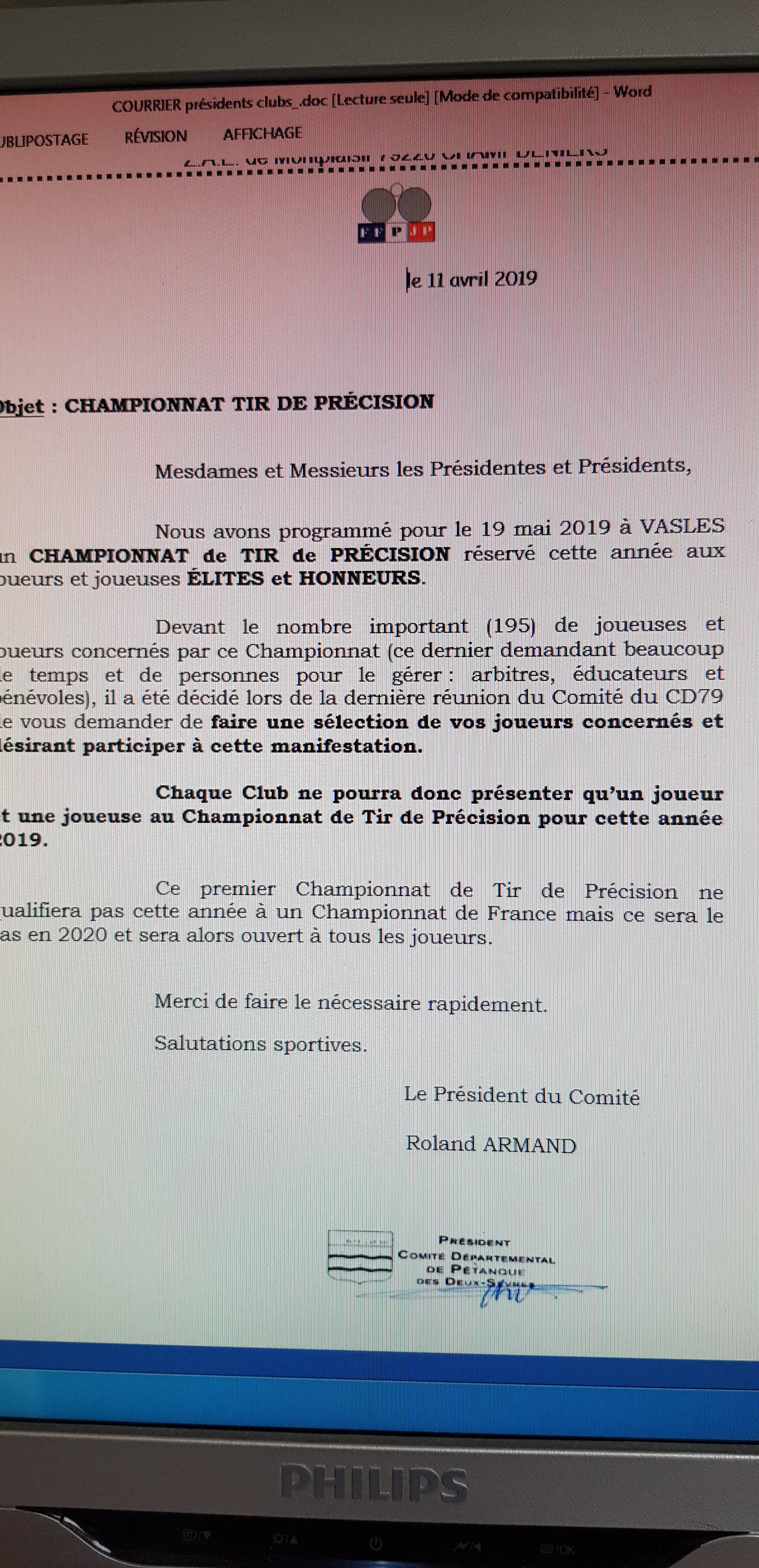 TIR DE PRECISION TIR DE PRECISION