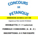 1er Concours de Pétanque du Club ASL ALLOUIS le Dimanche 26 mai 2019