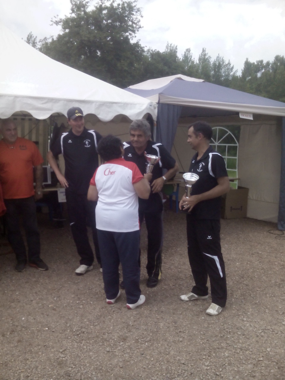 Demi-finalistes Championnat du Cher Triplettes 2016 à Marmagne Demi-finalistes Championnat du Cher Triplettes 2016 à Marmagne