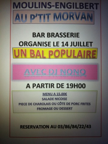soirée du 14 juillet