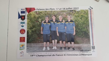 Championnats de France triplettes féminines 2021