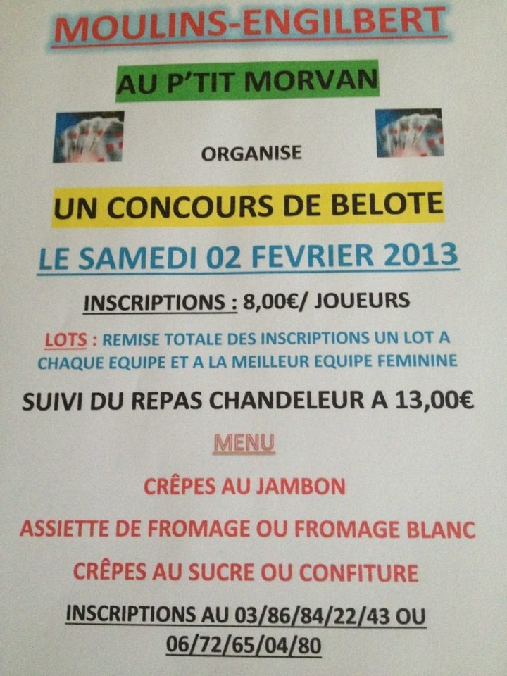 concours de belote