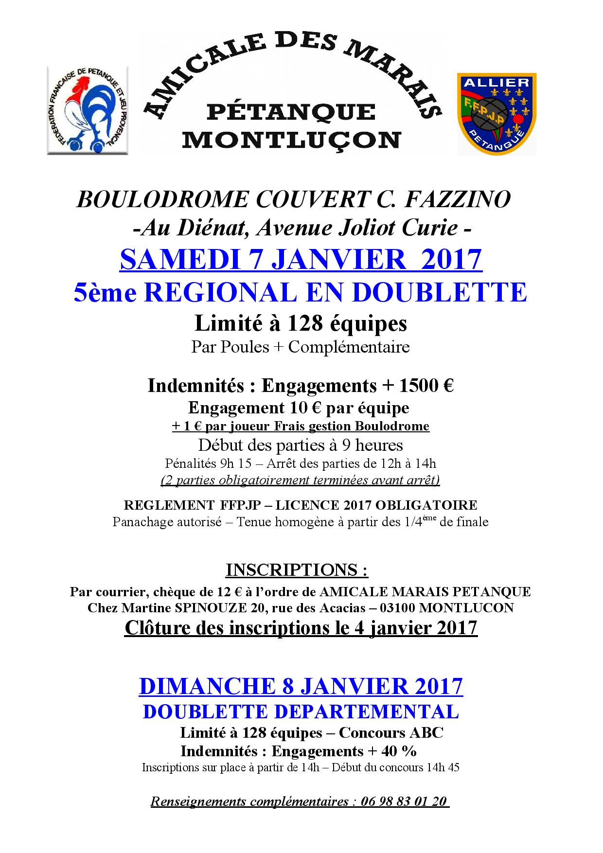 Regional Doublette 2017 Regional Doublette 2017