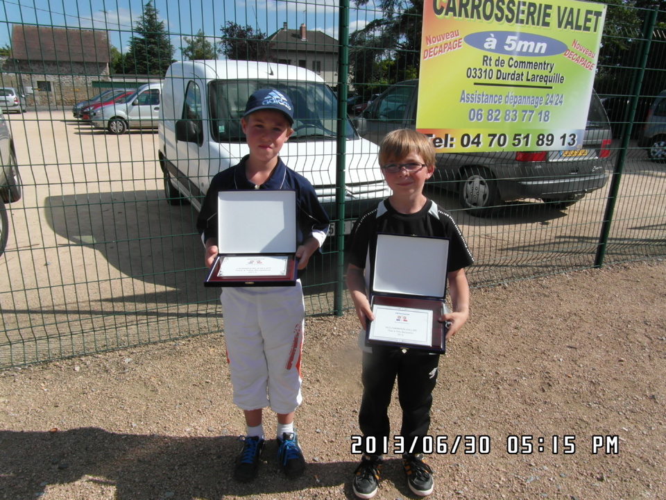 championnat d'Allier tête à tête jeunes