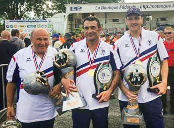 championnats de france Triplette