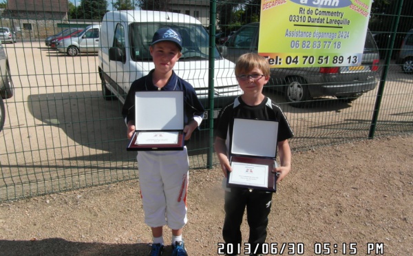 championnat d'Allier tête à tête jeunes