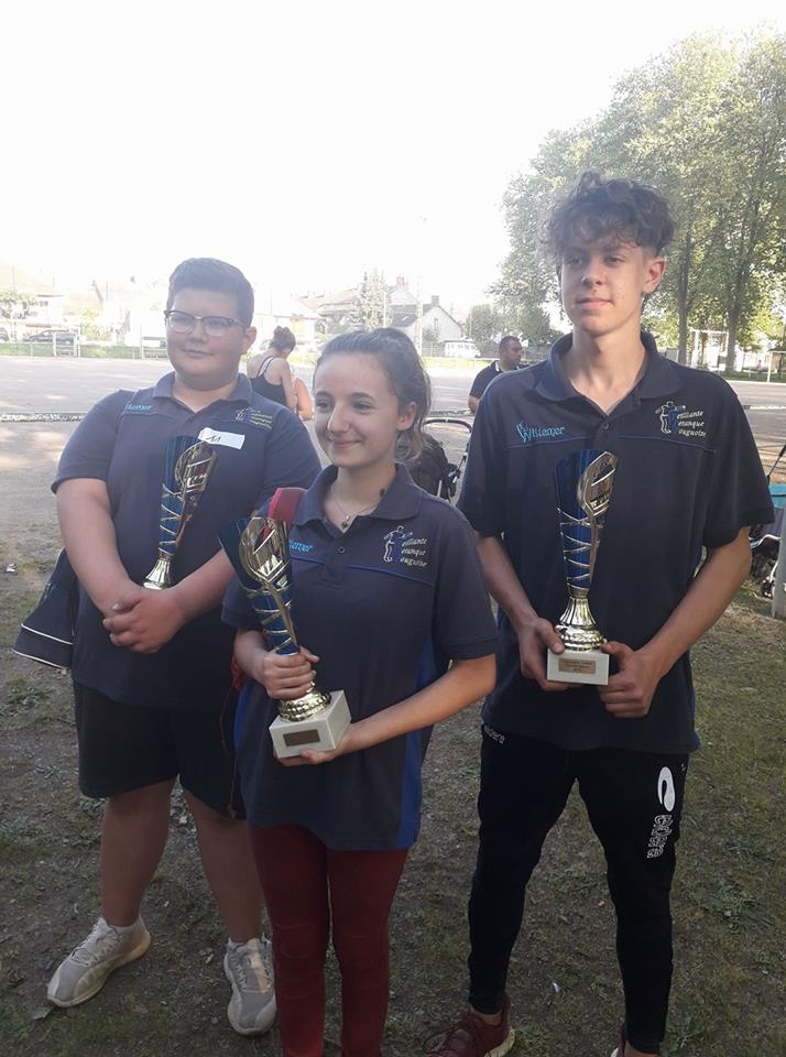 Champions triplette cadet Champions triplette cadet