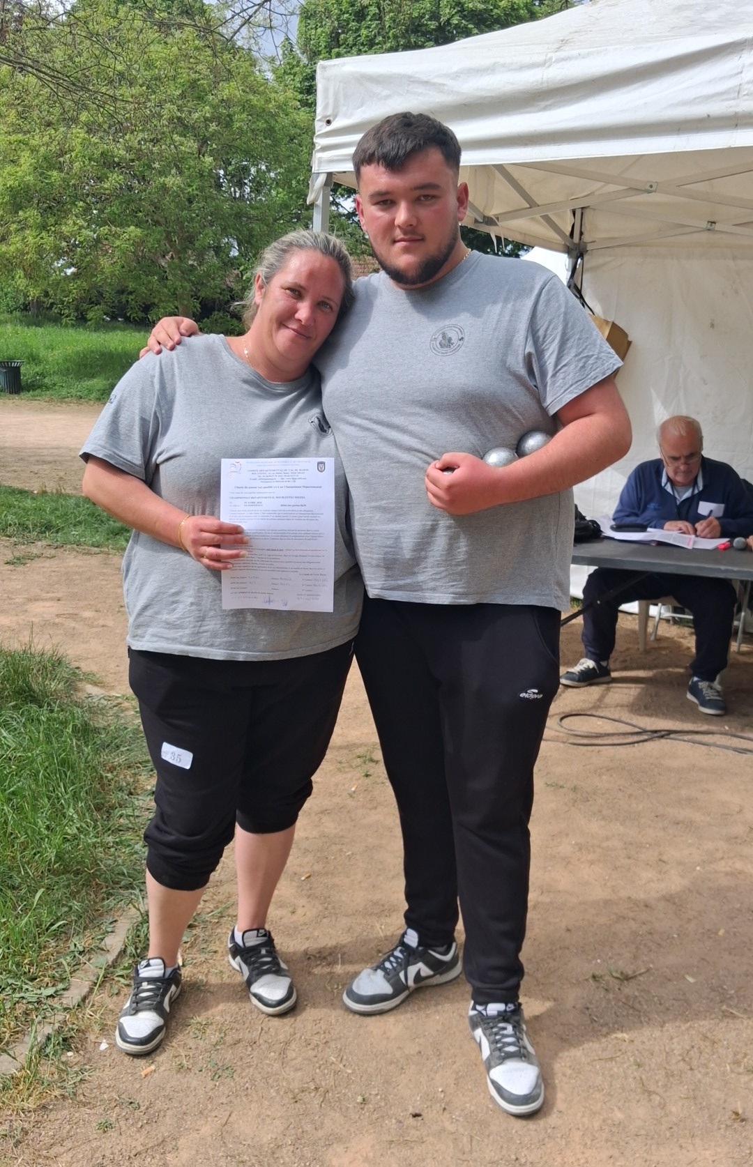 Qualifiées Championnat Départemental Doublettes Mixtes