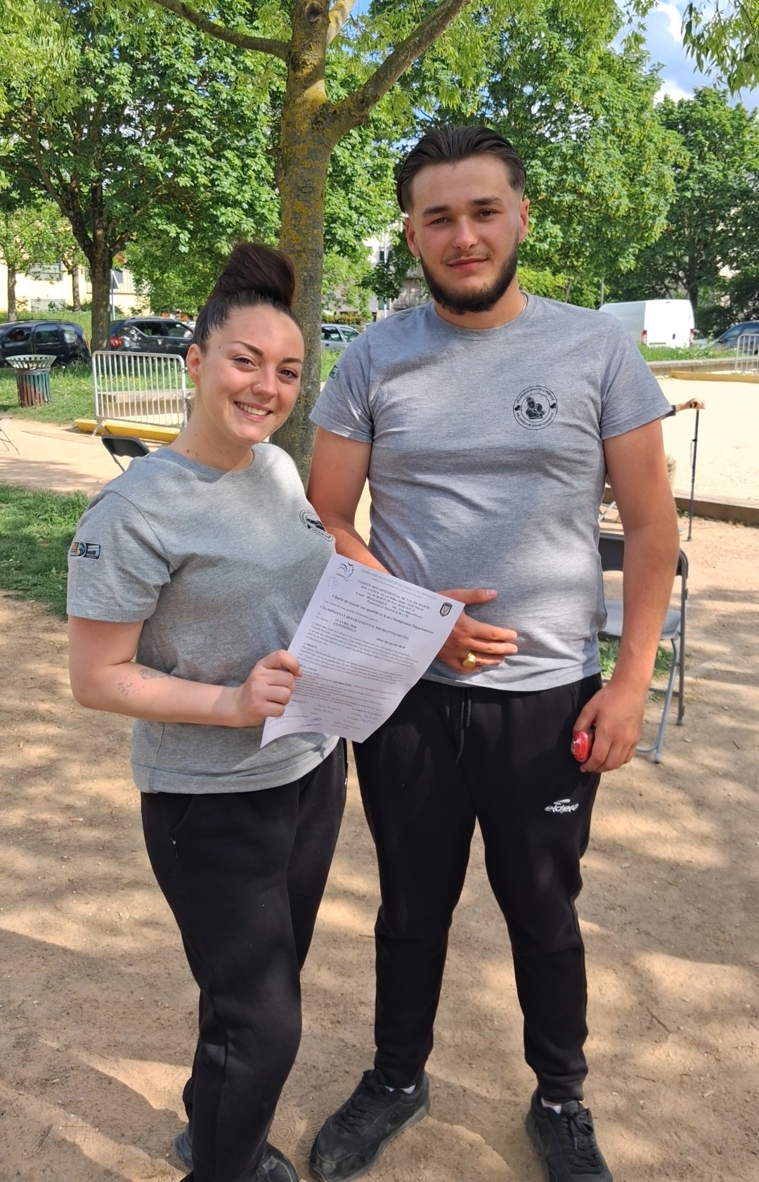 Qualifiées Championnat Départemental Doublettes Mixtes