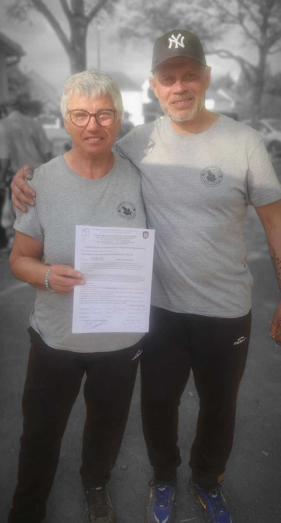 Qualifiées Championnat Départemental Doublettes Mixtes