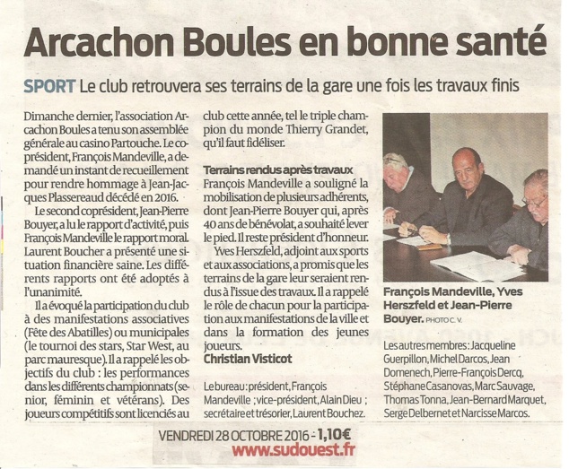 Assemblée générale 2016 Assemblée générale 2016