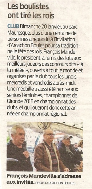 Galette 2019 journal Sud Ouest Galette 2019 journal Sud Ouest