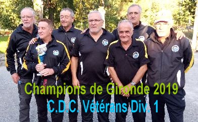 Finale CDC Vétérans Div.1