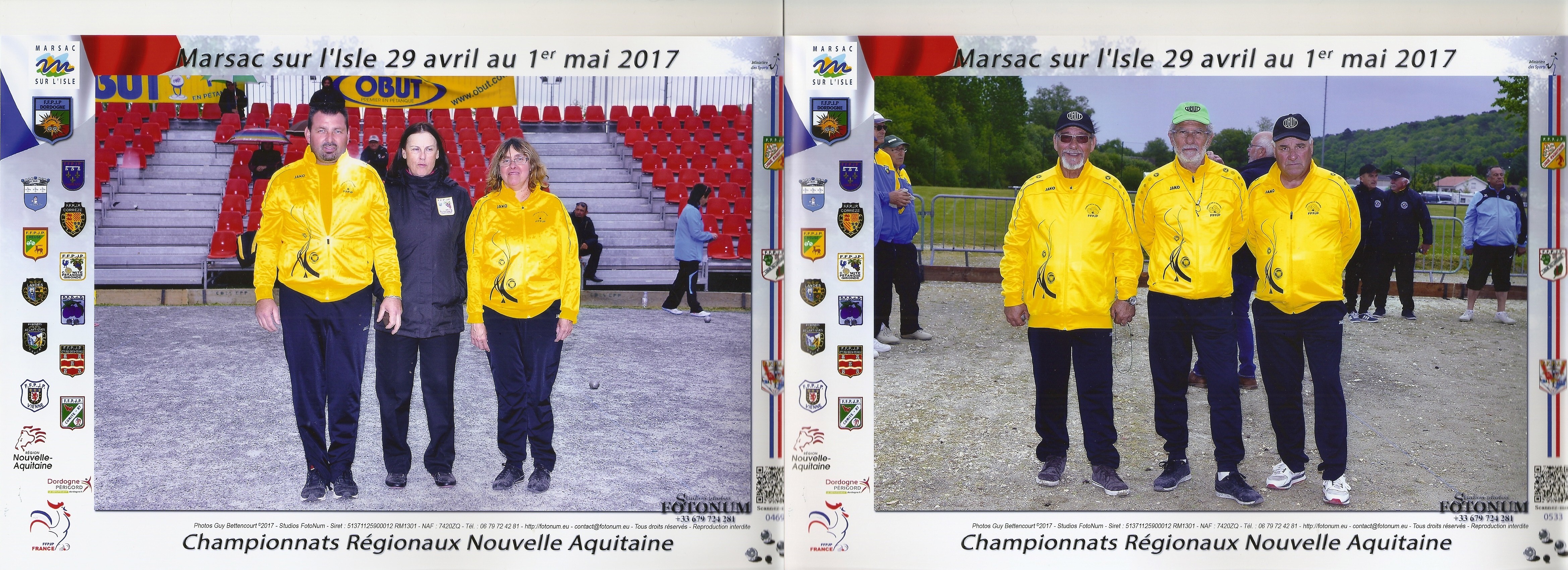 Ligue à MARSAC / L'ISLE, SANGUINET, MOUSTEY et PARENTIS.