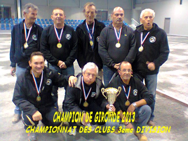 Encore un titre pour Arcachon Boules!!!!!