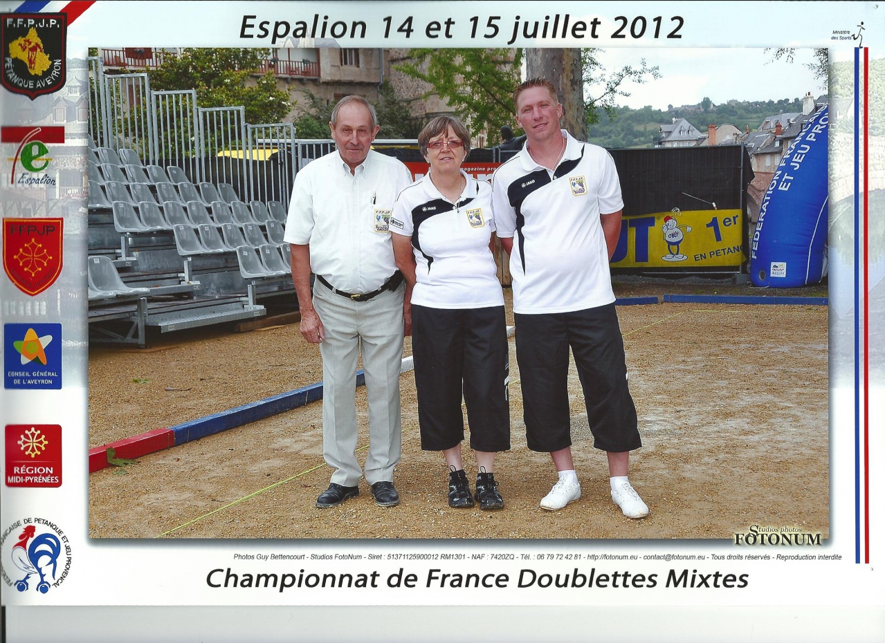 Champ. Fr. D.Mixte 2012 à ESPALION Champ. Fr. D.Mixte 2012 à ESPALION