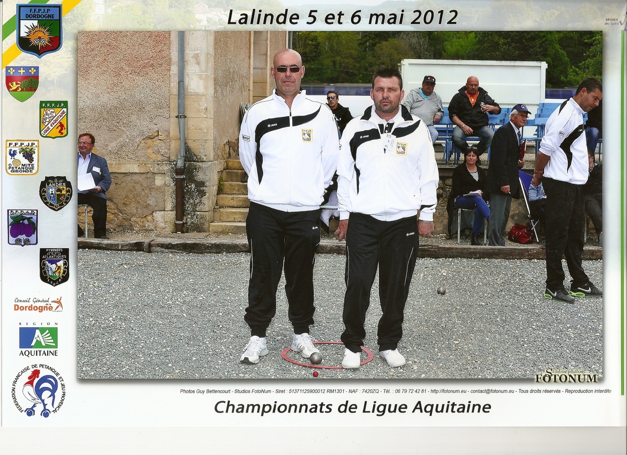 Champ. Aquitaine LALINDE 2012 Champ. Aquitaine LALINDE 2012