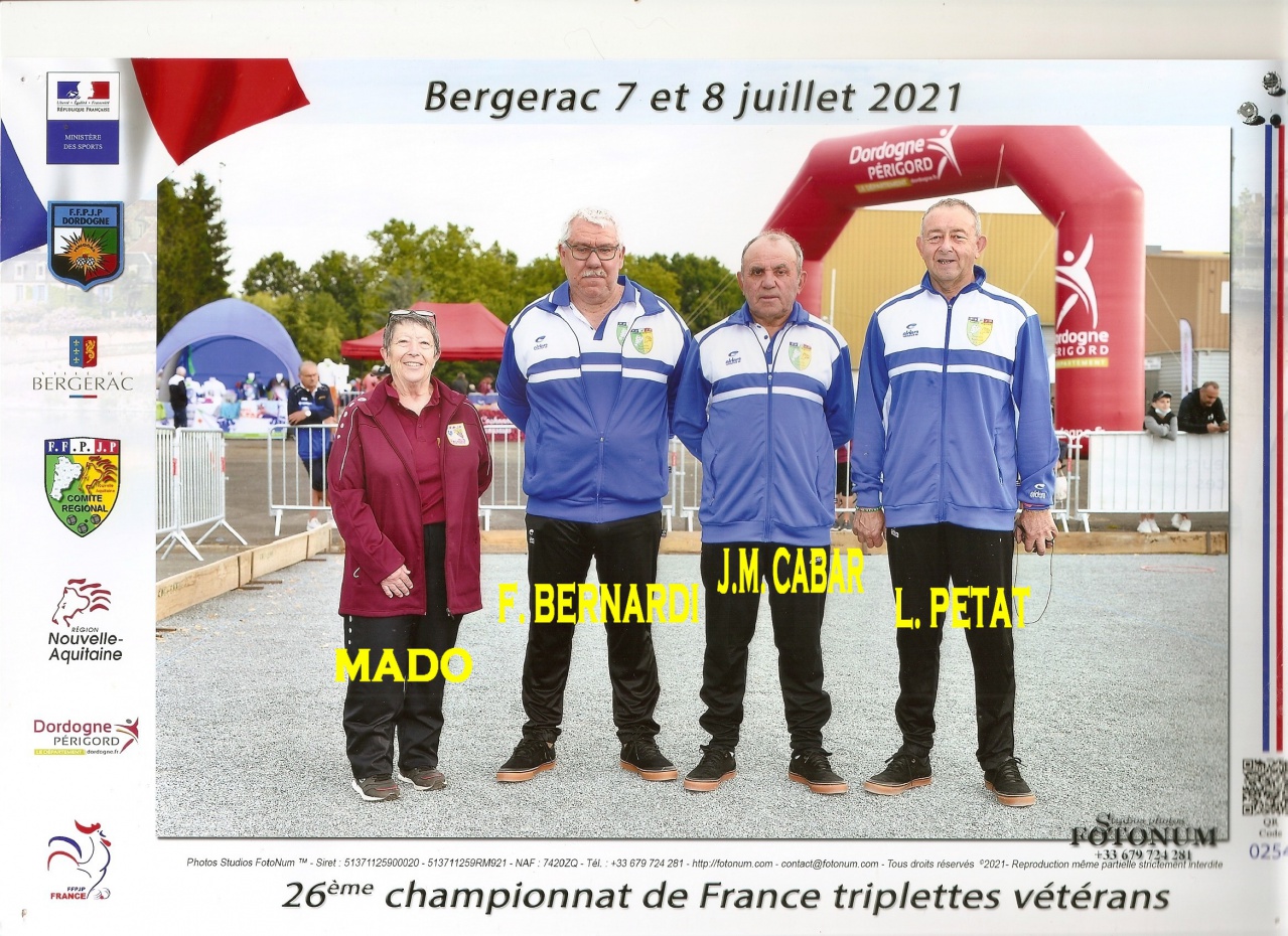 Bergerac Ch. France Vétérans 2021 Bergerac Ch. France Vétérans 2021