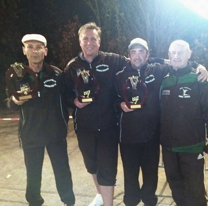 Champion Ligue Promotion Coach: PERRIN Gérard Triplette 2017