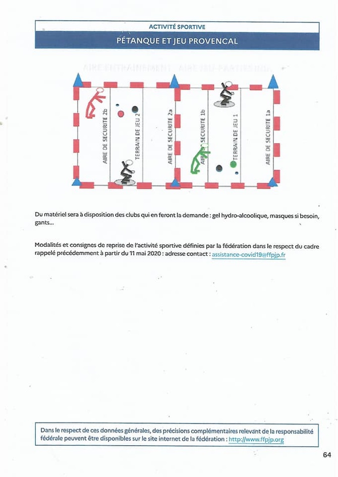 DIRECTIVE   DE LA   MINISTRE   DES   SPORTS.