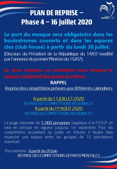 FFPJP   PLAN  DE  REPRISE  PHASE.4