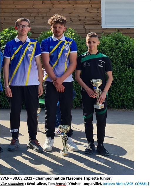 CHAMPIONNAT TRIPLETTE JEUNES