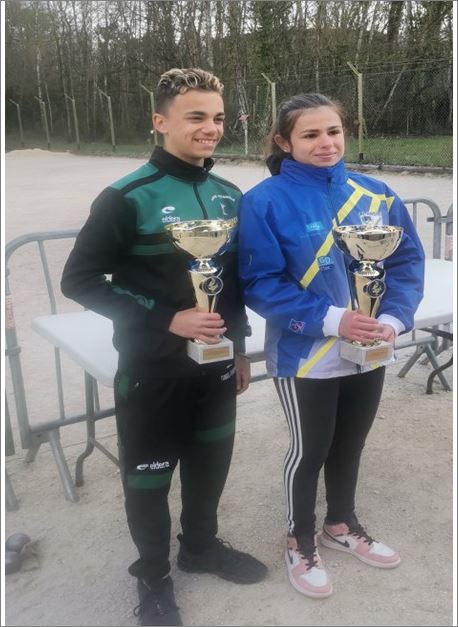 CHAMPION DEPARTEMENTAL JUNIORS. MELINA / LORENZO CHAMPION DEPARTEMENTAL JUNIORS. MELINA / LORENZO