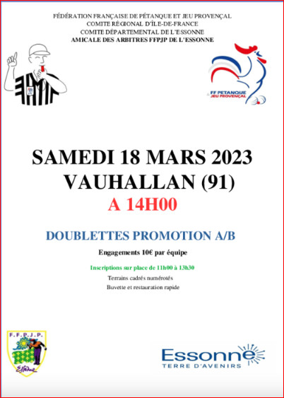 CONCOURS DES ARBITRES  A  VAUHALLAN