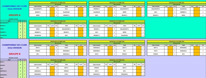 CDC SENIORS 2ème DIV CDC SENIORS 2ème DIV