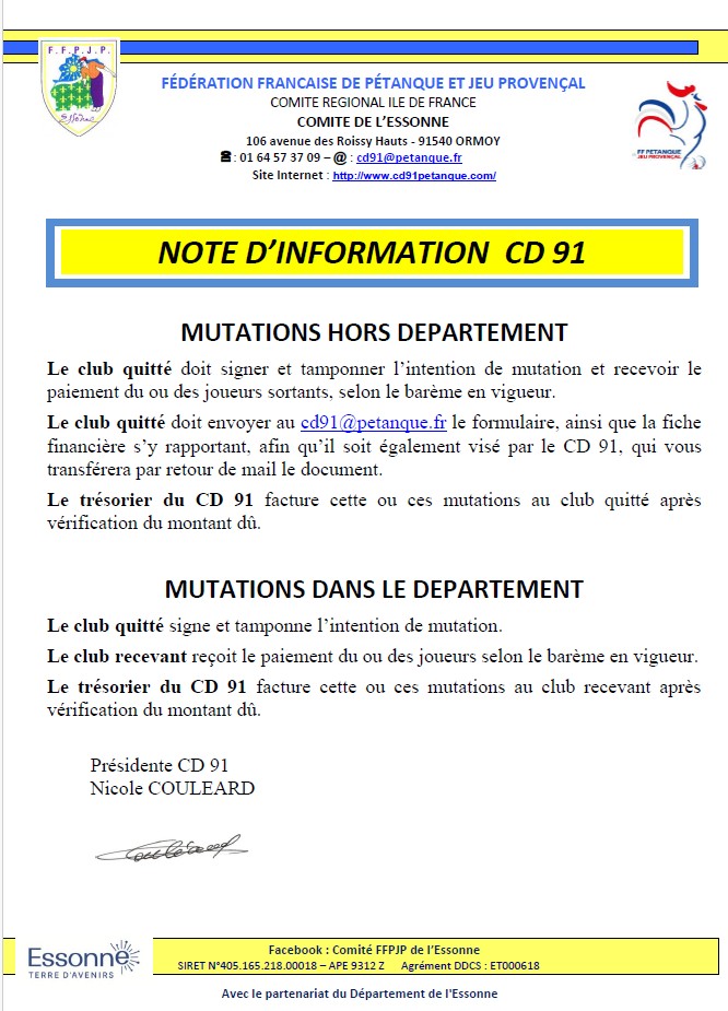 NOTE  SUR  MUTATIONS 2026