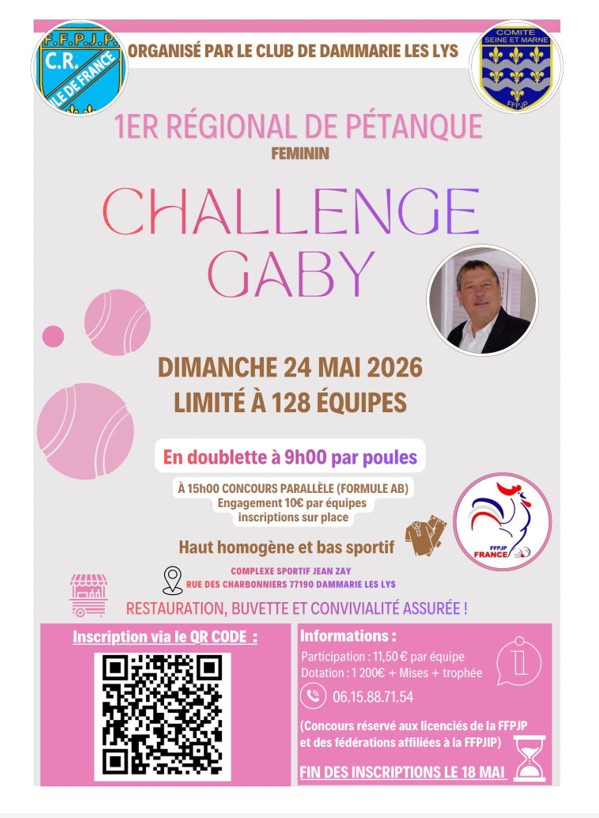 CHALLENGE  GABY  2ème EDITION