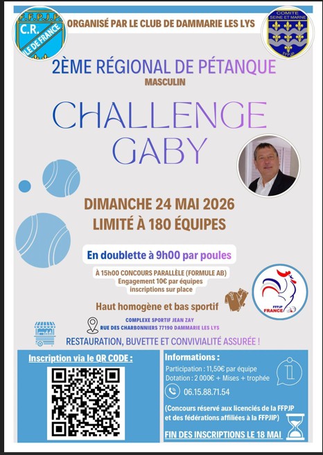 CHALLENGE  GABY  2ème EDITION