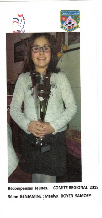 RECOMPENCES LIGUE ILE DE FRANCE JEUNES