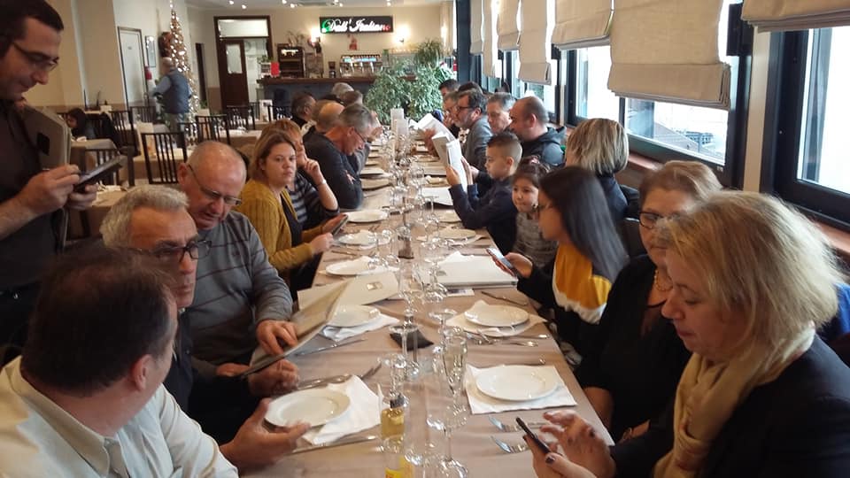 REPAS DE FIN D'ANNE E 2018 CHEZ DONATO.