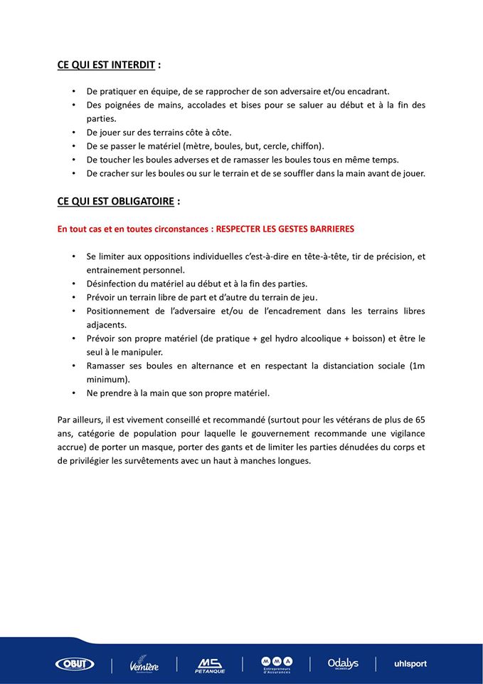 Dernière  INFO de la  FFPJP