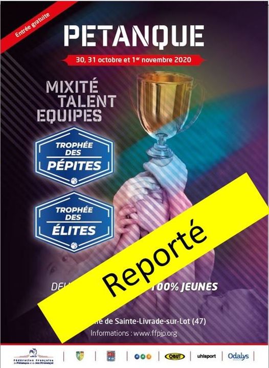 AFFICHE  OFFICIELLE  TROPHEE DES PEPITES  2020