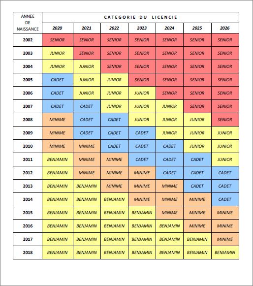 CATÉGORISATIONS   JEUNES