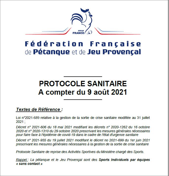 PASS   SANITAIRE  AOUT  2021