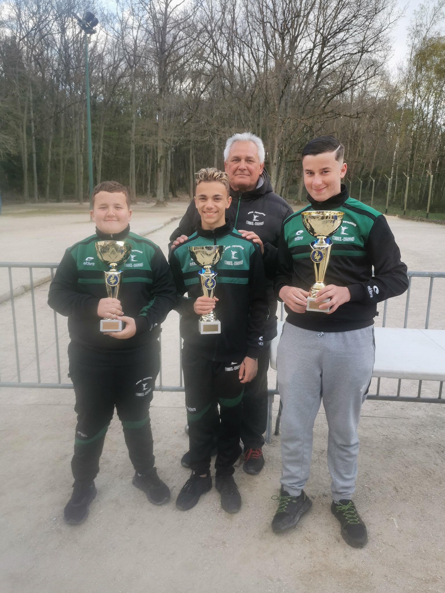 Lisandro , Lorenzo , Nolan et leur Président