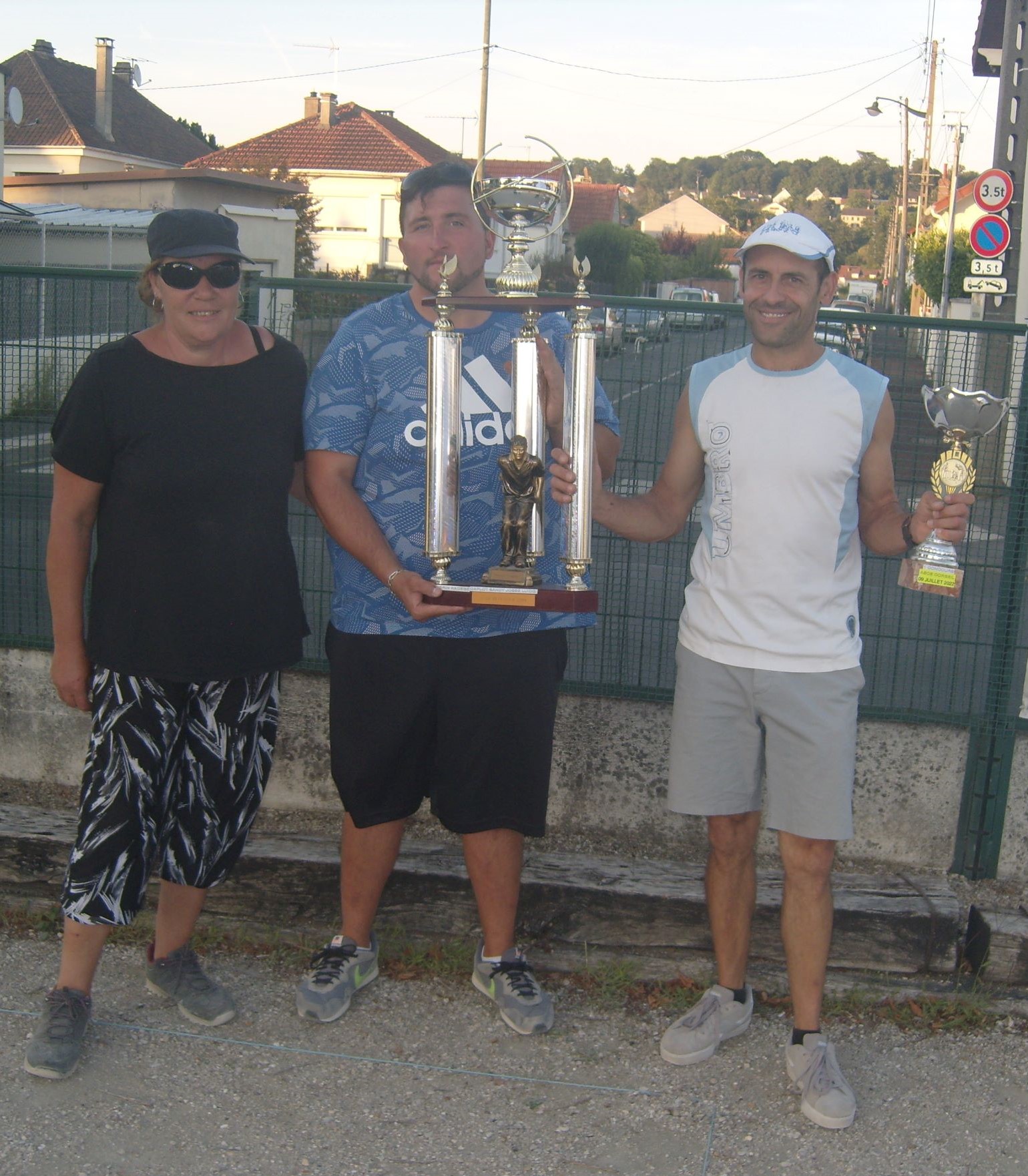 ISQUIERDO Stéphanie - BIARD Fabien - WITAS Antony du club de MENNECY