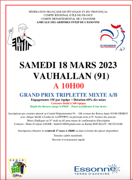 CONCOURS DES ARBITRES  A  VAUHALLAN