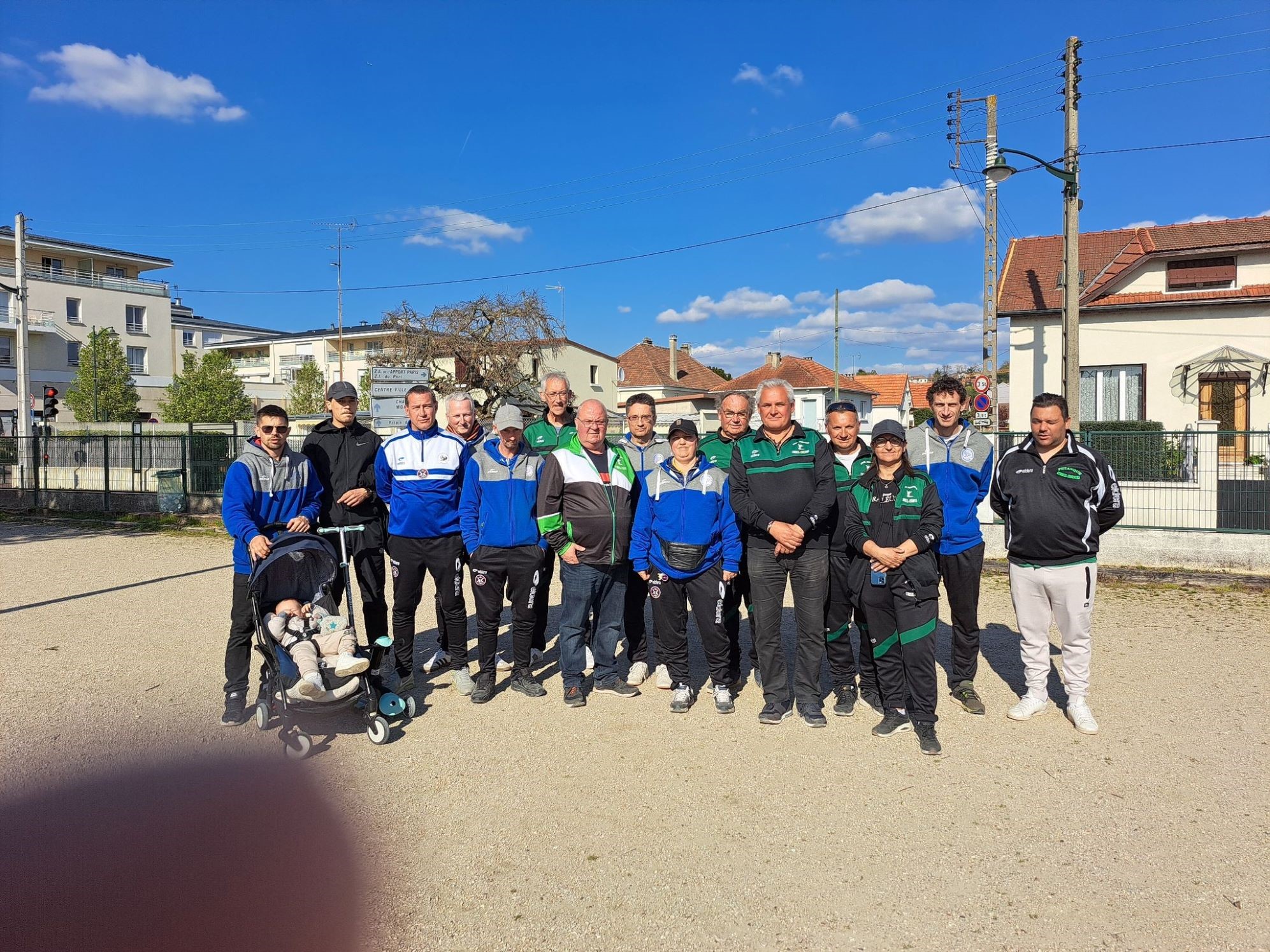 Les deux Equipes  ASCE -CORBEIL - VERRIERES LE BUISSON.