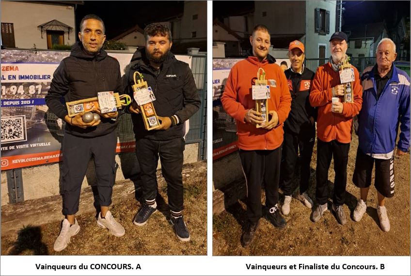 RESULTATS  DU CONCOURS  DOUBLETTE  TC SENIORS RESULTATS  DU CONCOURS  DOUBLETTE  TC SENIORS