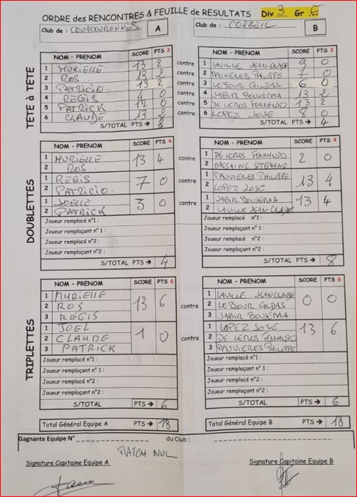 CDC Vétérans Equipe. 2 CDC Vétérans Equipe. 2