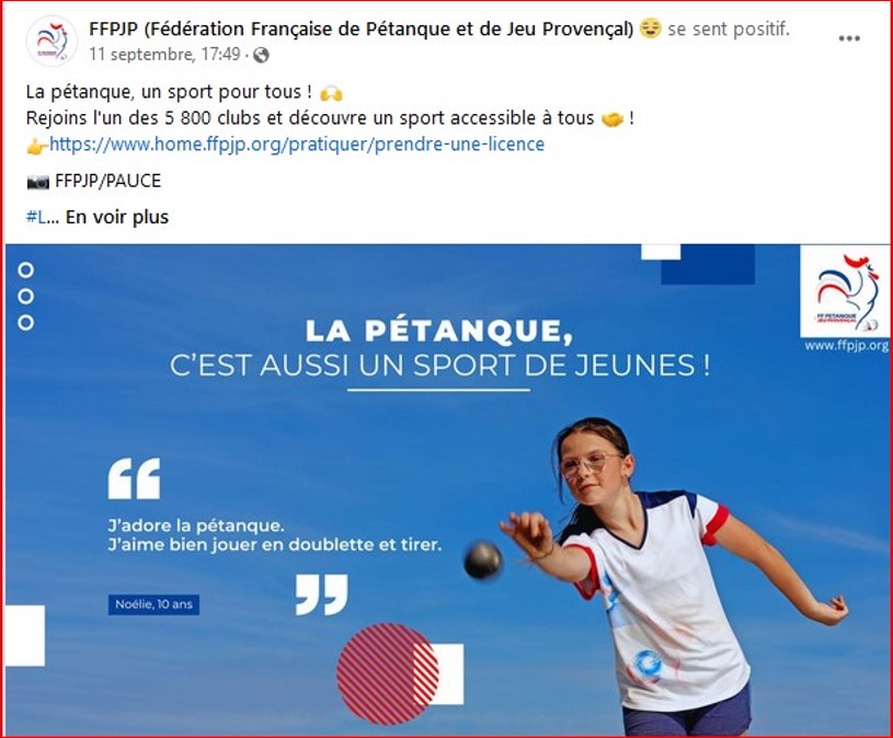 FFPJP LA PETANQUE POUR LES JEUNES FFPJP LA PETANQUE POUR LES JEUNES