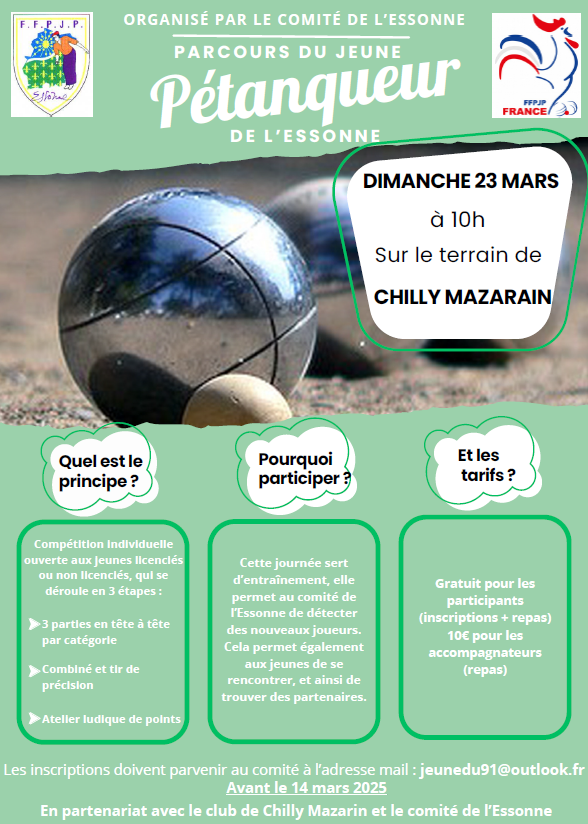 PARCOURS  DES JEUNES  PETANQUEURS PARCOURS  DES JEUNES  PETANQUEURS