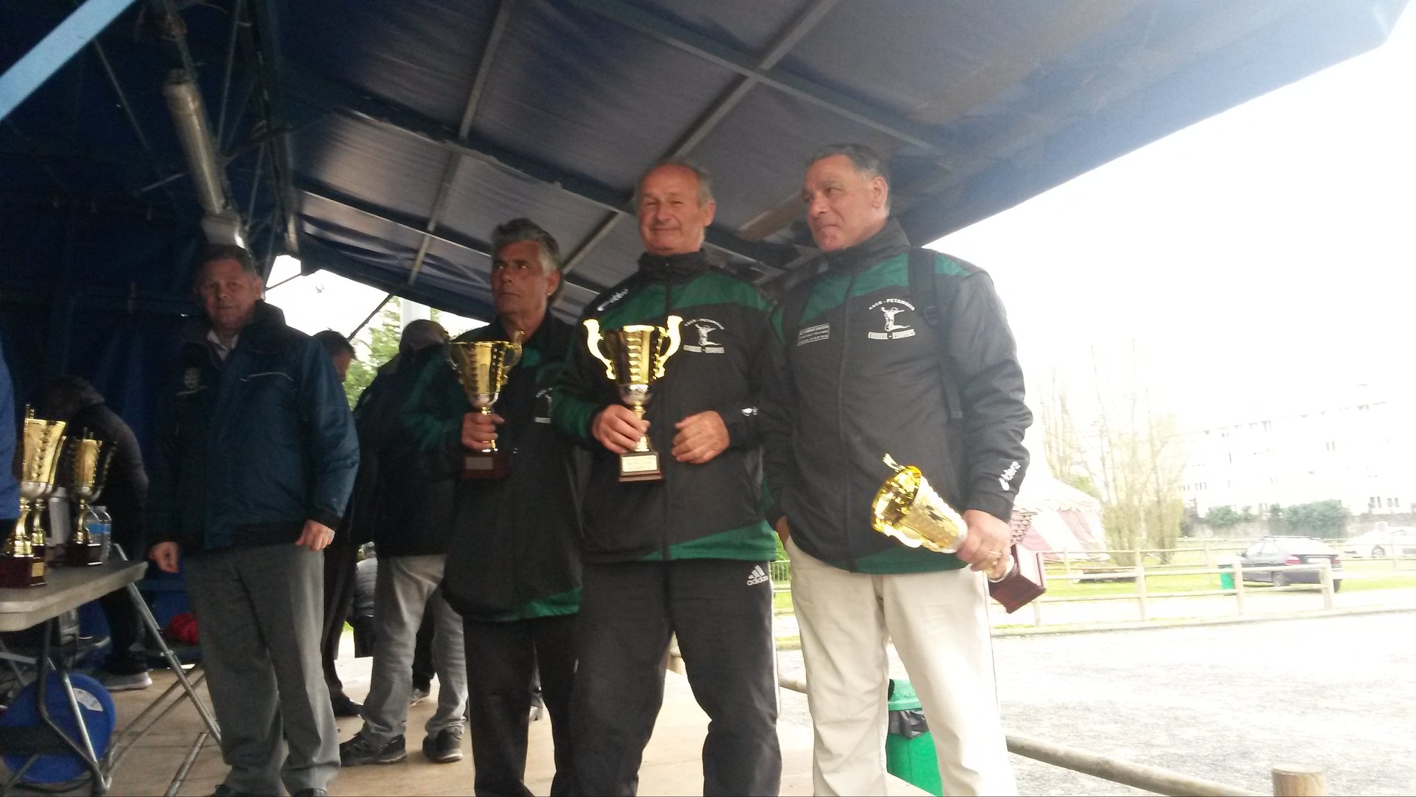 PERRIN.G  MELO. A  FERREIRA. M   Vice Champion de Ligue 2016