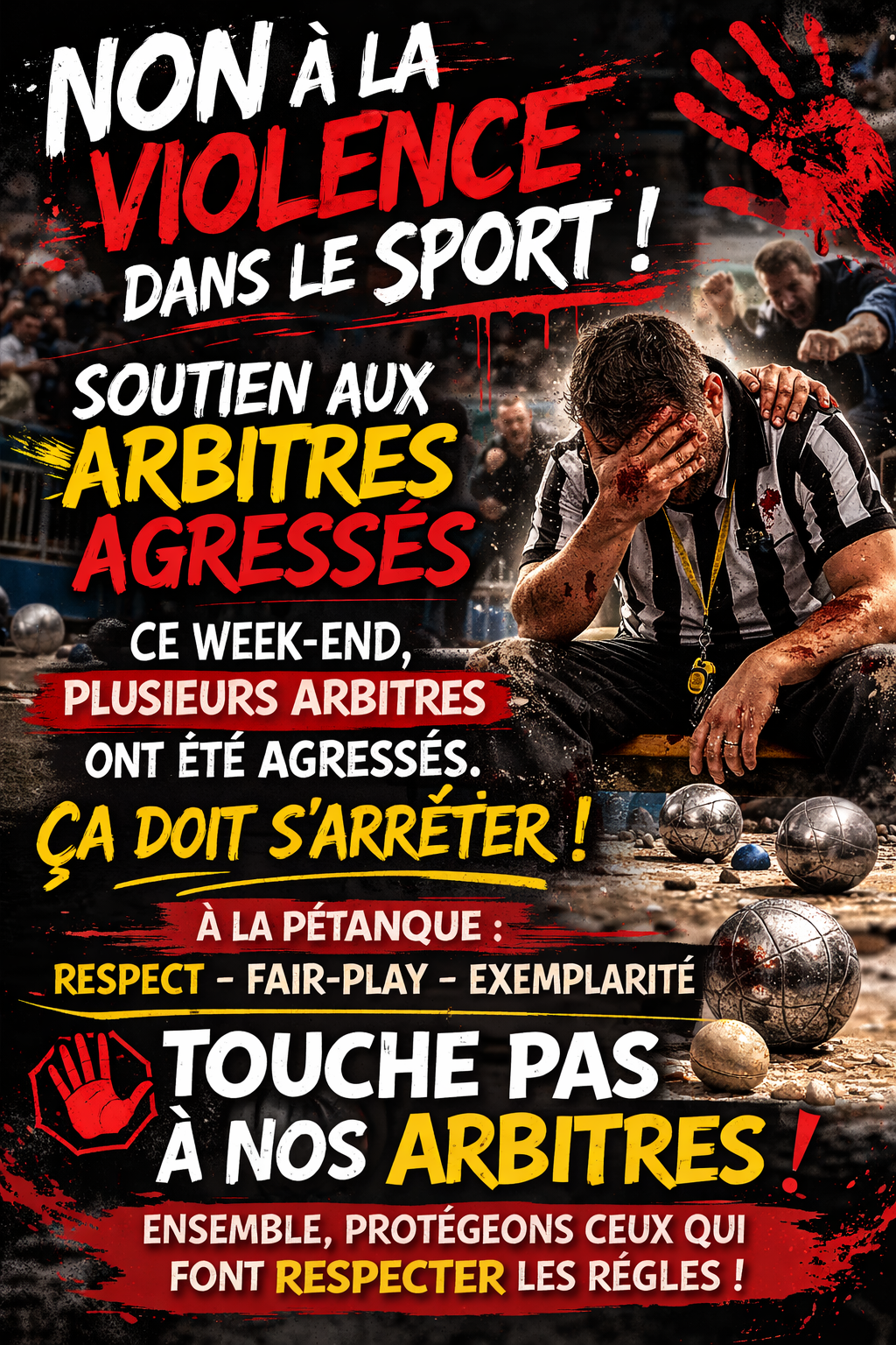 RESPECTER  LES  ARBITRES