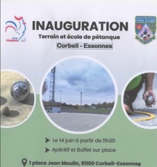 INAUGURATION DE L'ECOLE DE PETANQUE
