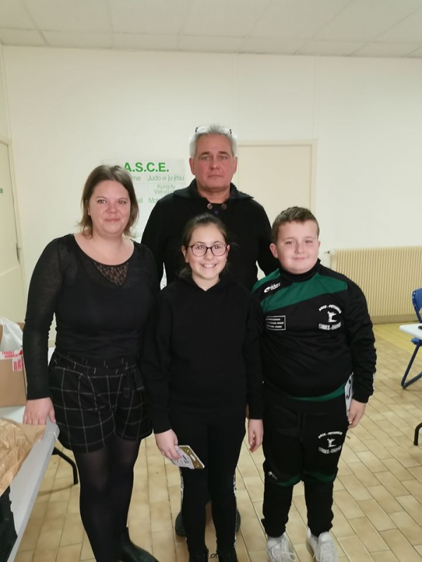 Récompenses Jeunes par le Club lors de l'AG.2019.